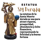 Santa Muerte Dorada 12 cm – Figura Decorativa Espiritual - Miniatura 3