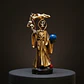 Santa Muerte Dorada 12 cm – Figura Decorativa Espiritual - Miniatura 7