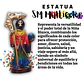 Santa Muerte Multicolor 12 cm – Figura Decorativa Espiritual - Miniatura 3