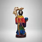 Santa Muerte Multicolor 12 cm – Figura Decorativa Espiritual - Miniatura 5