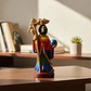 Santa Muerte Multicolor 12 cm – Figura Decorativa Espiritual - Miniatura 6