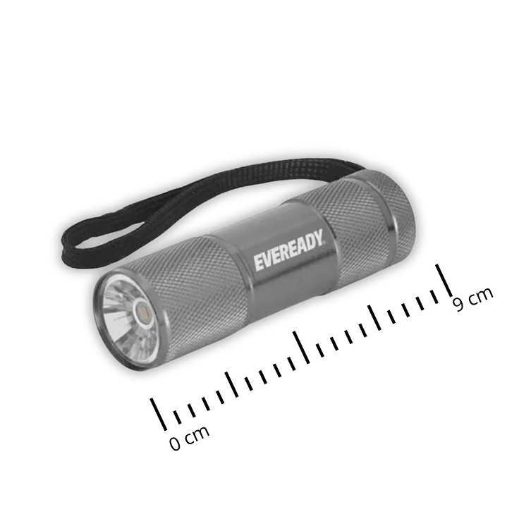 Linterna Táctica LED Eveready Metálica de Aluminio 50 Lúmenes 8