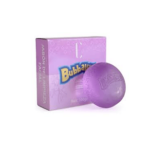 Jabón Facial Hidratante Bubbaluu Colágeno y Ácido Hialurónico 100 g
