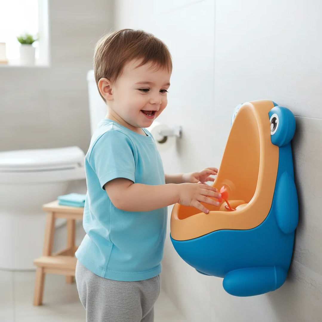 Urinario de Entrenamiento para Niños con Diseño de Ranita – Portátil, Seguro y Fácil de Usar 7