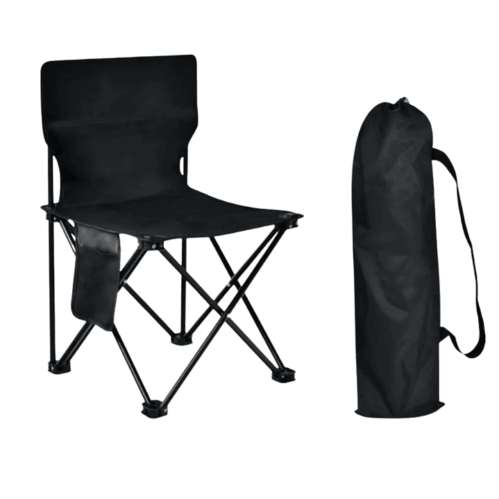 Silla Reforzada Plegable para Camping con Estructura Metálica Resistente 1