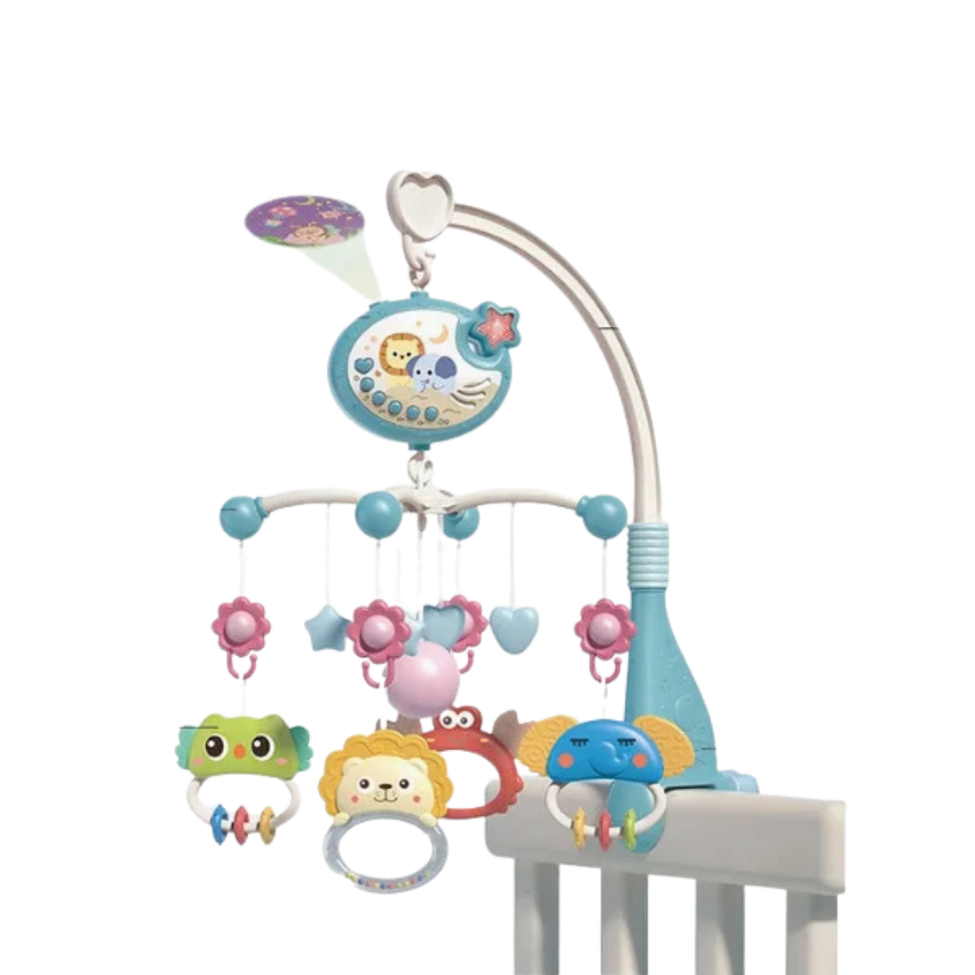 Móvil Musical para Cuna con Proyector de Estrellas, Control Remoto y Temporizador 6
