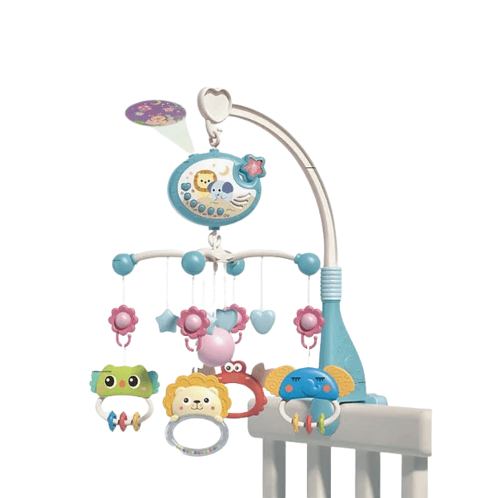 Móvil Musical para Cuna con Proyector de Estrellas, Control Remoto y Temporizador 6