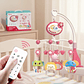 Móvil Musical para Cuna con Proyector de Estrellas, Control Remoto y Temporizador - Miniatura 4