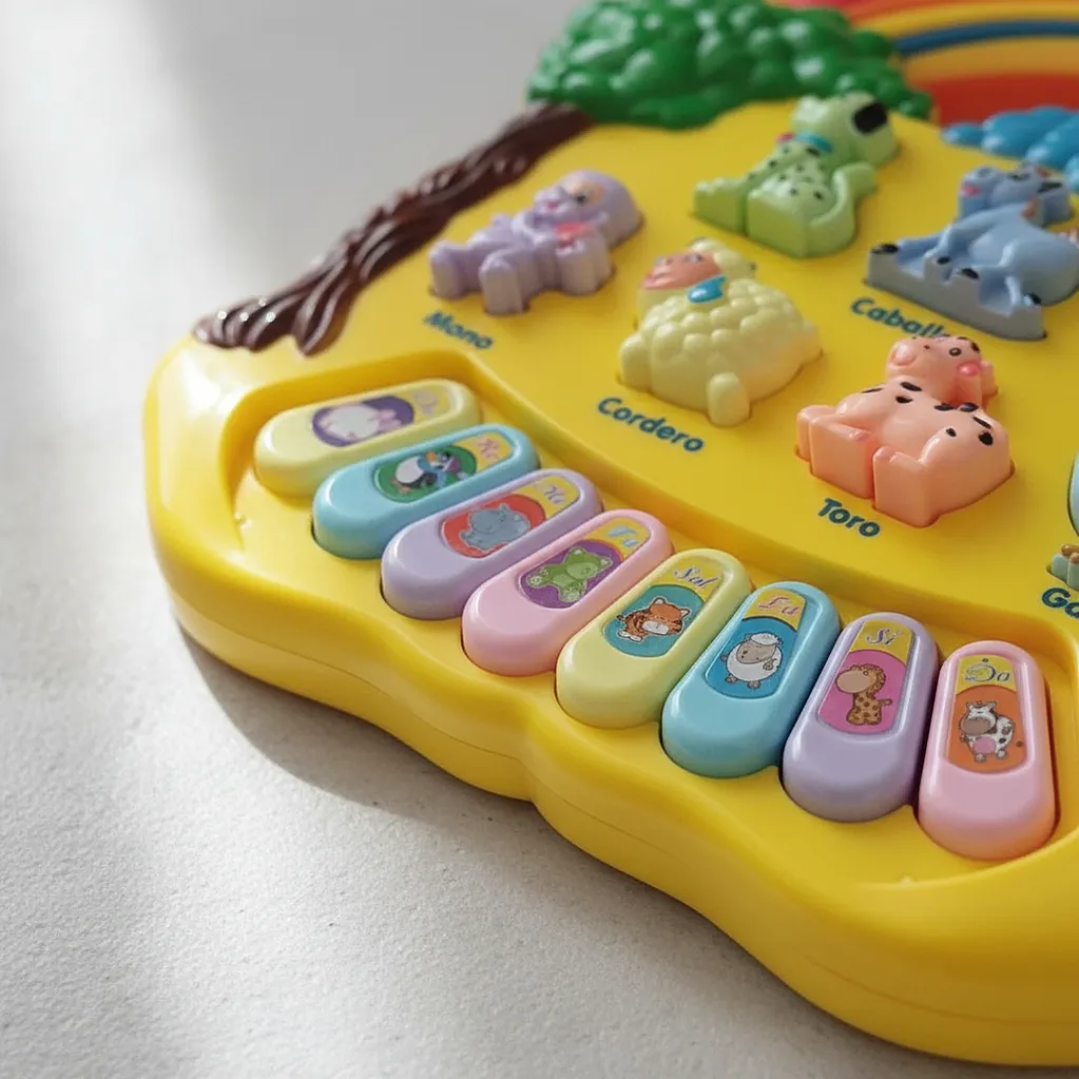 Piano Educativo Paraíso de Animales para Niños con Luces y Música 5