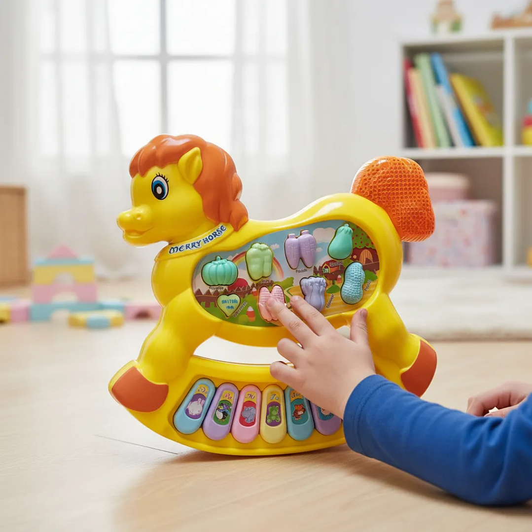 Piano Educativo Infantil con Música, Luces y Aprendizaje 2