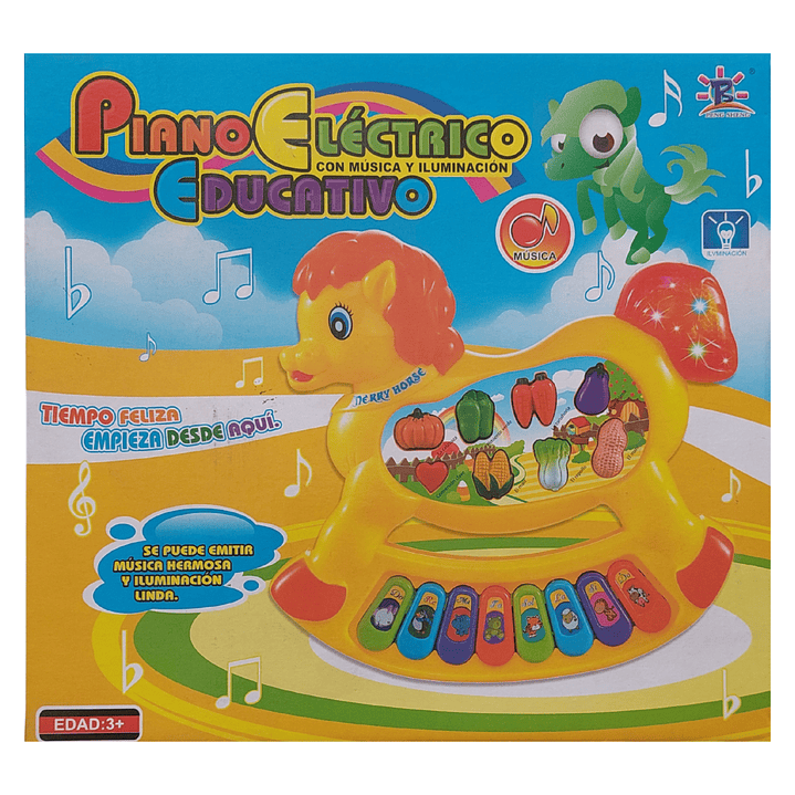 Piano Educativo Infantil con Música, Luces y Aprendizaje 6