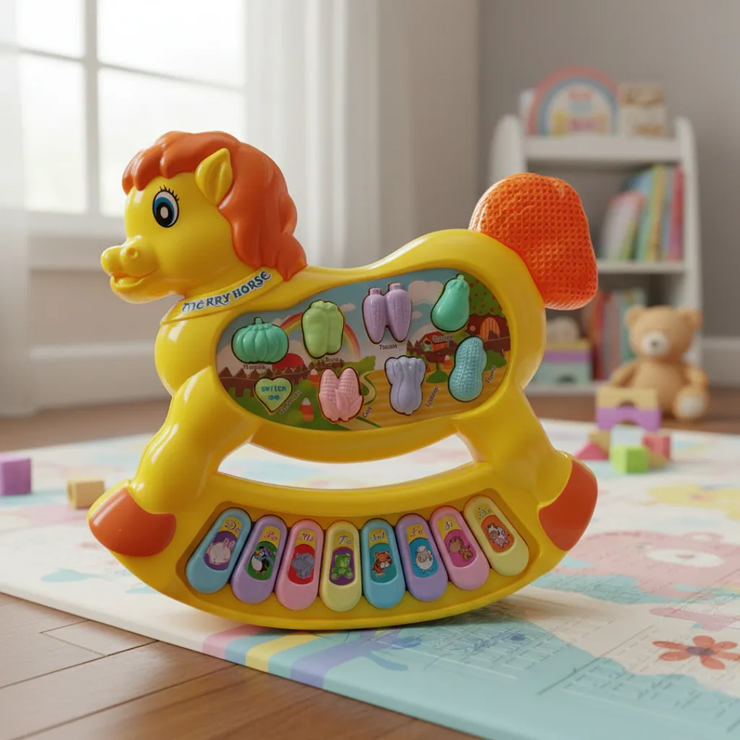 Piano Educativo Infantil con Música, Luces y Aprendizaje 10