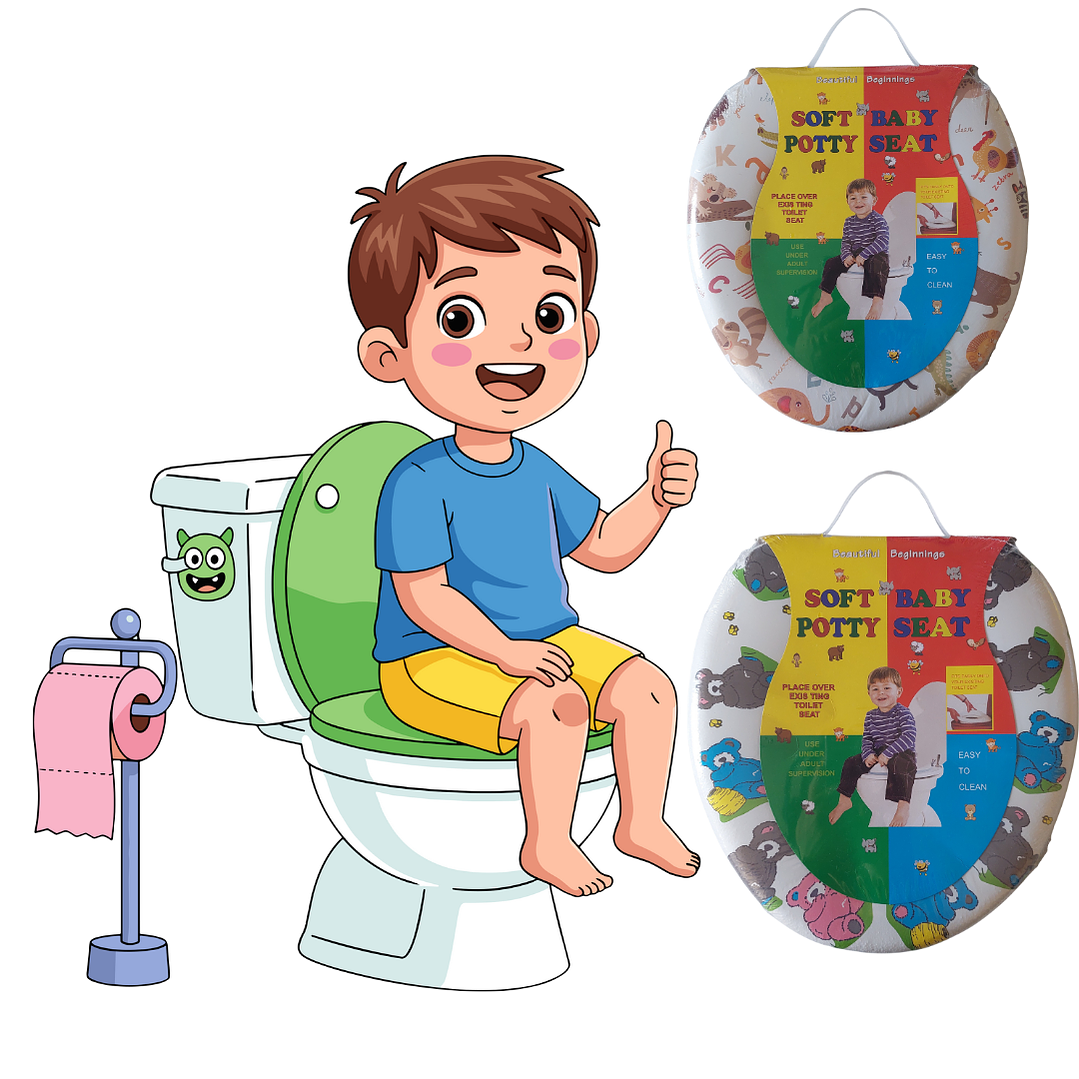 Adaptador Para Wc Infantil Suave Y Acolchado Blanco 3