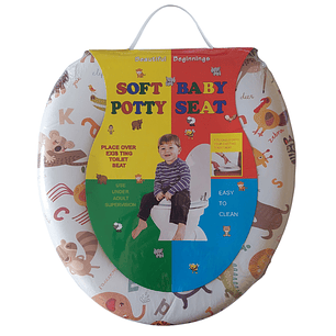 Adaptador Para Wc Infantil Suave Y Acolchado Blanco