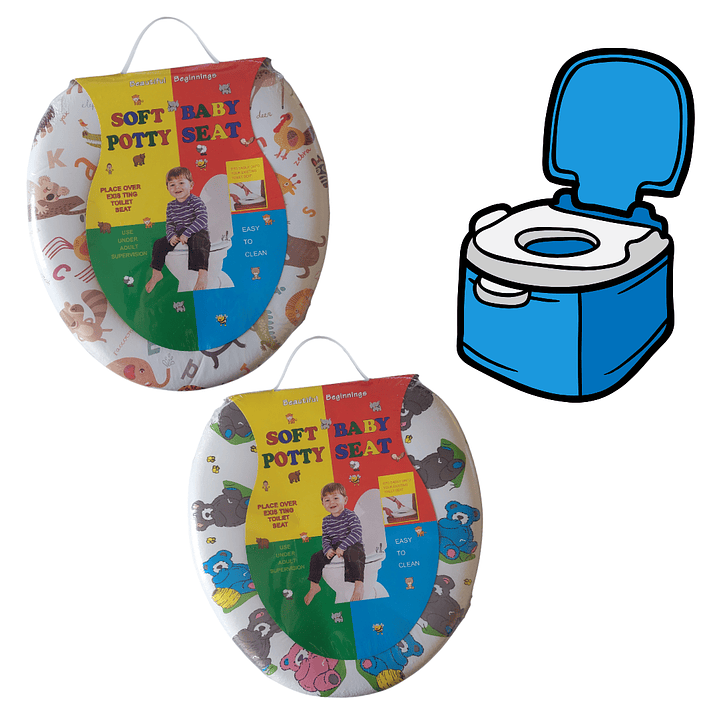 Adaptador Para Wc Infantil Suave Y Acolchado Blanco 4