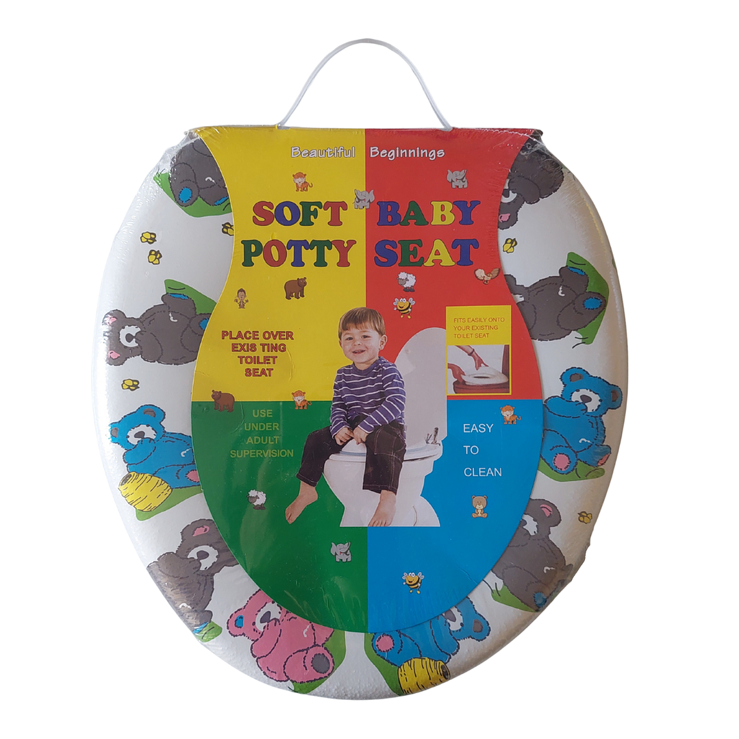 Adaptador Para Wc Infantil Suave Y Acolchado Blanco 2