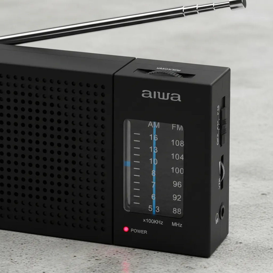 Radio Aiwa Awfml2 Am-fm Análogo Portátil Conector 3.5 Mm 6