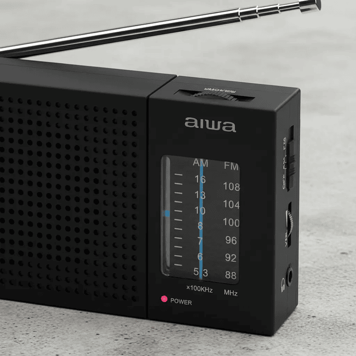 Radio Aiwa Awfml2 Am-fm Análogo Portátil Conector 3.5 Mm 6