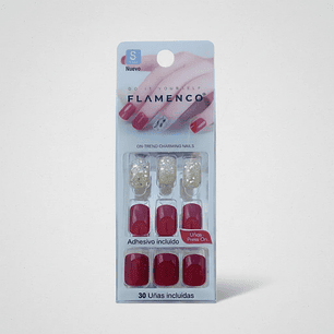 Uñas Press On Autoadhesivas Color Rojo – Manicura Perfecta en Minutos 💅❤️