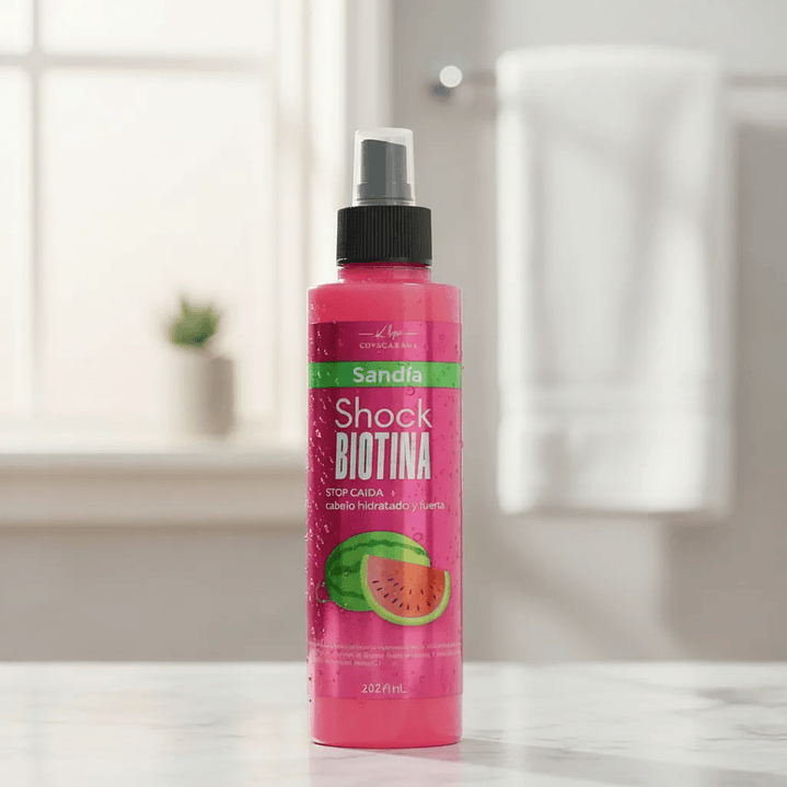 Termo Protector Skock Keratina, Biotina y Sandía – Protección, Fuerza y Brillo para tu Cabello | 250ml 🌟🍉 5
