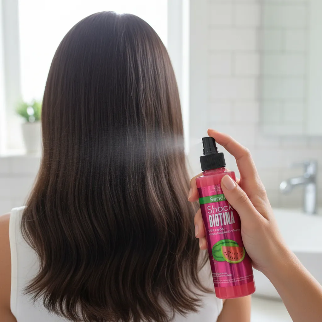 Termo Protector Skock Keratina, Biotina y Sandía – Protección, Fuerza y Brillo para tu Cabello | 250ml 🌟🍉 10