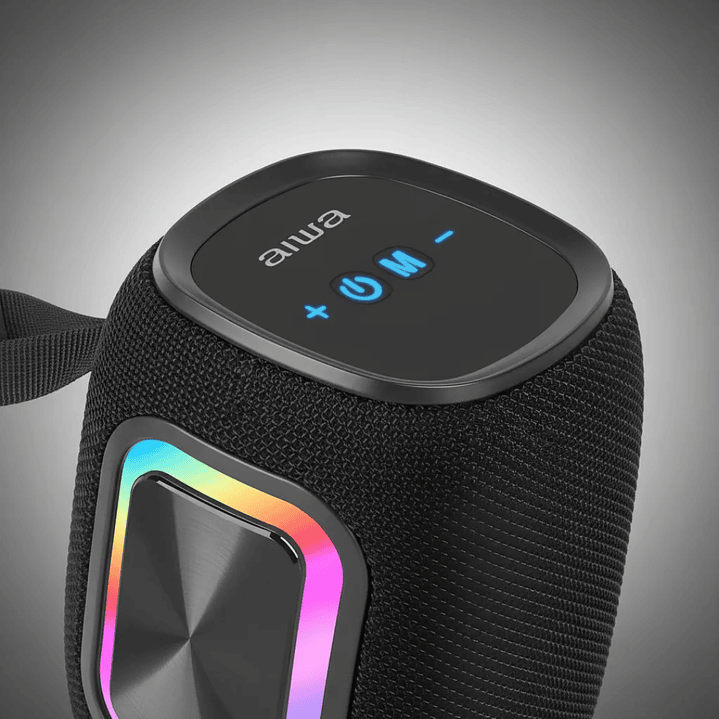 Parlante Portátil Bluetooth AIWA AW-KB61 con Radio FM | Sonido Potente y Compacto | Negro 4