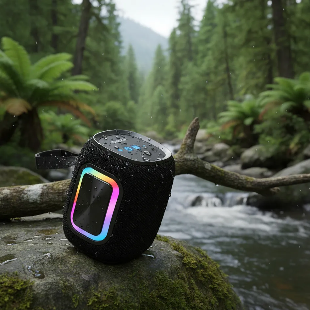 Parlante Portátil Bluetooth AIWA AW-KB61 con Radio FM | Sonido Potente y Compacto | Negro 7