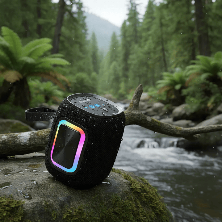 Parlante Portátil Bluetooth AIWA AW-KB61 con Radio FM | Sonido Potente y Compacto | Negro 7