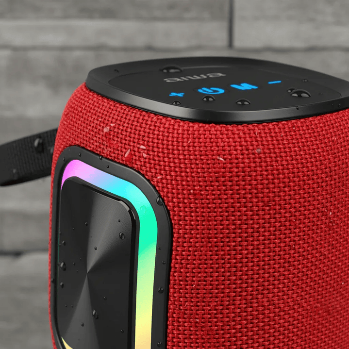 Parlante Portátil Bluetooth AIWA AW-KB61 con Radio FM | Sonido Potente y Compacto | Rojo 4