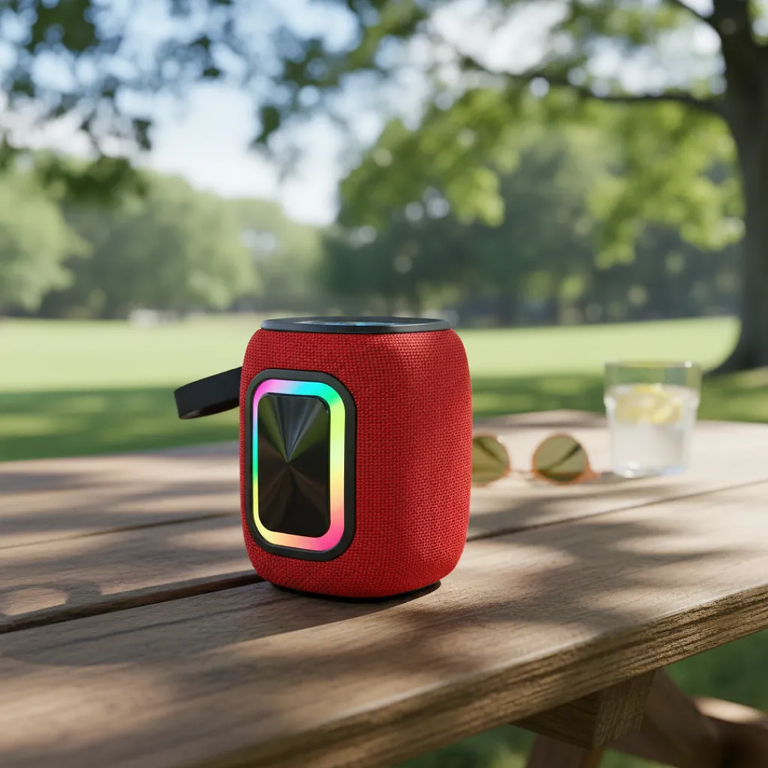 Parlante Portátil Bluetooth AIWA AW-KB61 con Radio FM | Sonido Potente y Compacto | Rojo 5