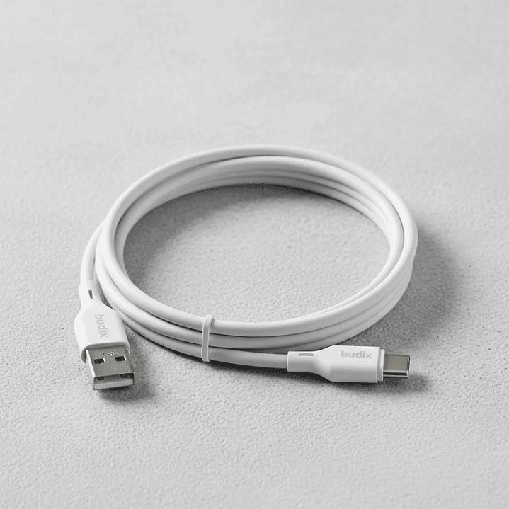 Cable USB a Tipo-C Budix 1m Carga Rápida y Transferencia de Datos 5