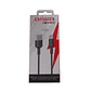 Cable USB A a Tipo C AIWA 1.2 m PVC Negro Carga y Datos - Miniatura 2