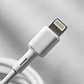 Cable AIWA USB A a Lightning 1.2 m Blanco Carga Rápida y Datos - Miniatura 3