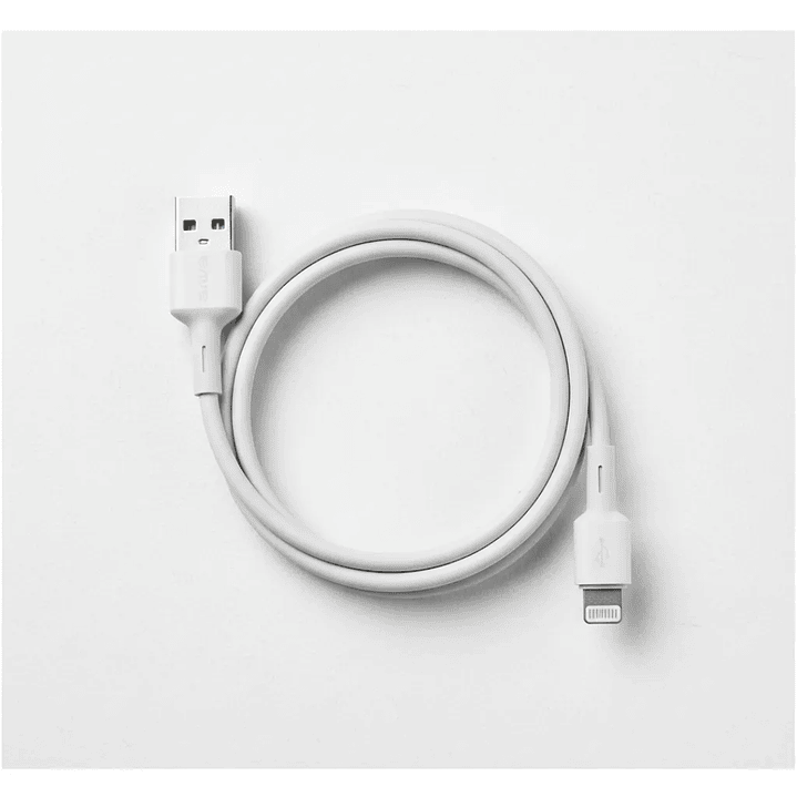 Cable AIWA USB A a Lightning 1.2 m Blanco Carga Rápida y Datos 4