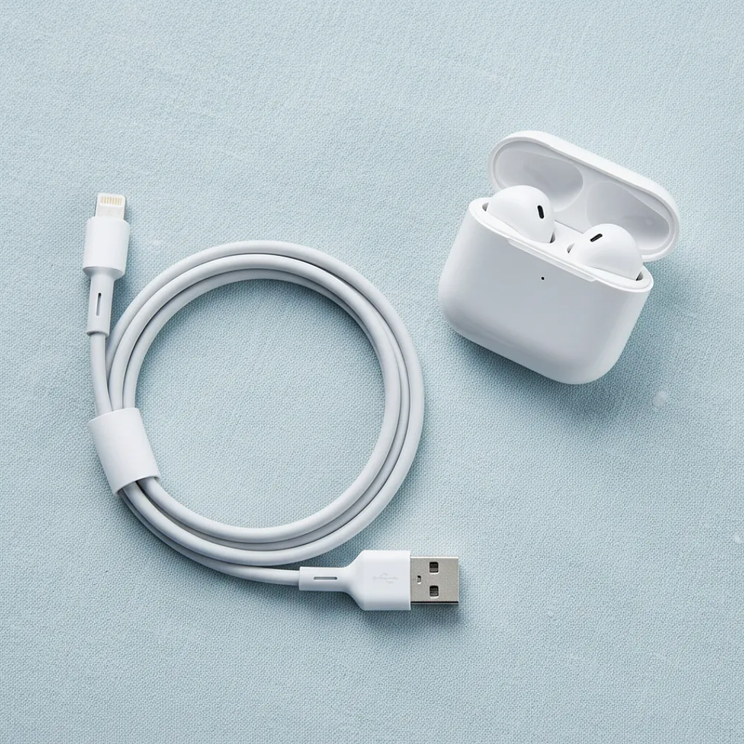 Cable AIWA USB A a Lightning 1.2 m Blanco Carga Rápida y Datos 7