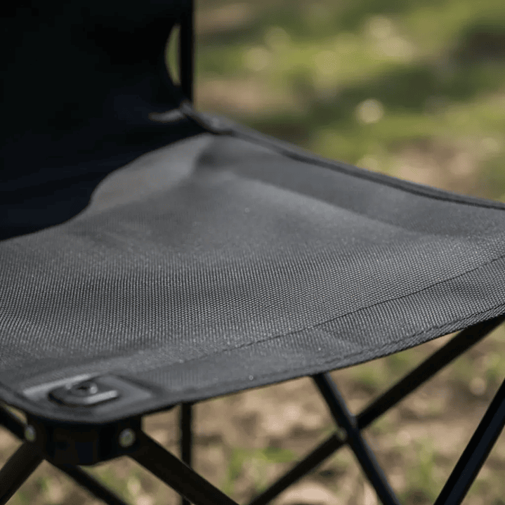 Silla Reforzada Plegable para Camping con Estructura Metálica Resistente 5
