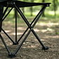 Silla Reforzada Plegable para Camping con Estructura Metálica Resistente - Miniatura 6