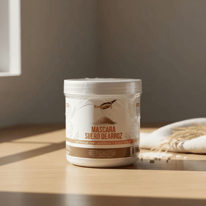 Mascarilla Suero Arroz 500ml Anticaida Crecimiento 🌾💧 6