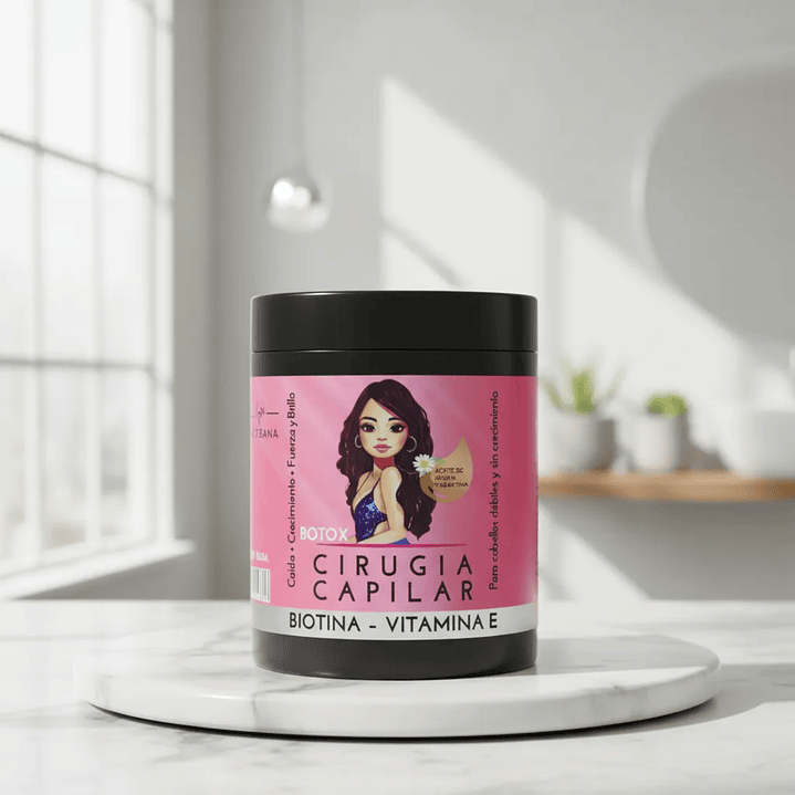 Cirugía Capilar Crema Alisante 500ml con Biotina y Vitamina E 2