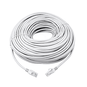 Cable de Red UTP Cat6 RJ45 20 Metros Gris – Alta Velocidad Gigabit