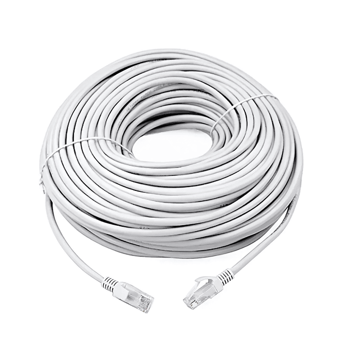 Cable de Red UTP Cat6 RJ45 20 Metros Gris – Alta Velocidad Gigabit 1