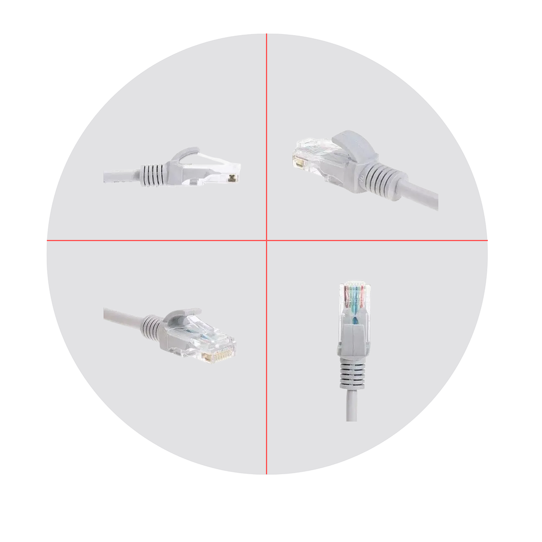 Cable de Red UTP Cat6 RJ45 20 Metros Gris – Alta Velocidad Gigabit 3