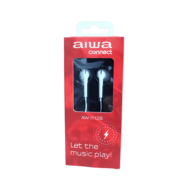 Audífonos Aiwa I112 In-Ear Manos Libres 3.5 mm Blanco 4