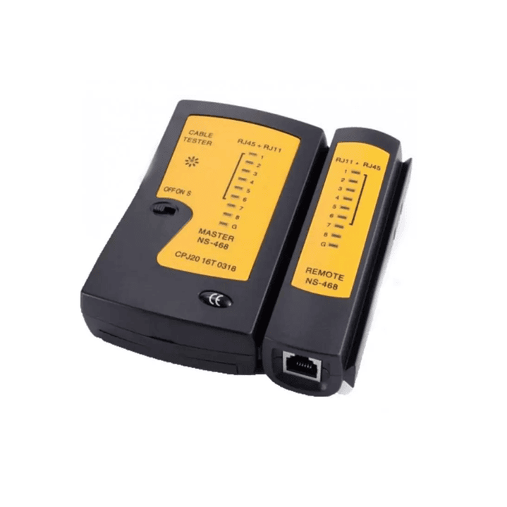 🔧 Kit Herramientas de Red Crimpeadora Tester Pelacables con Conectores RJ45 5