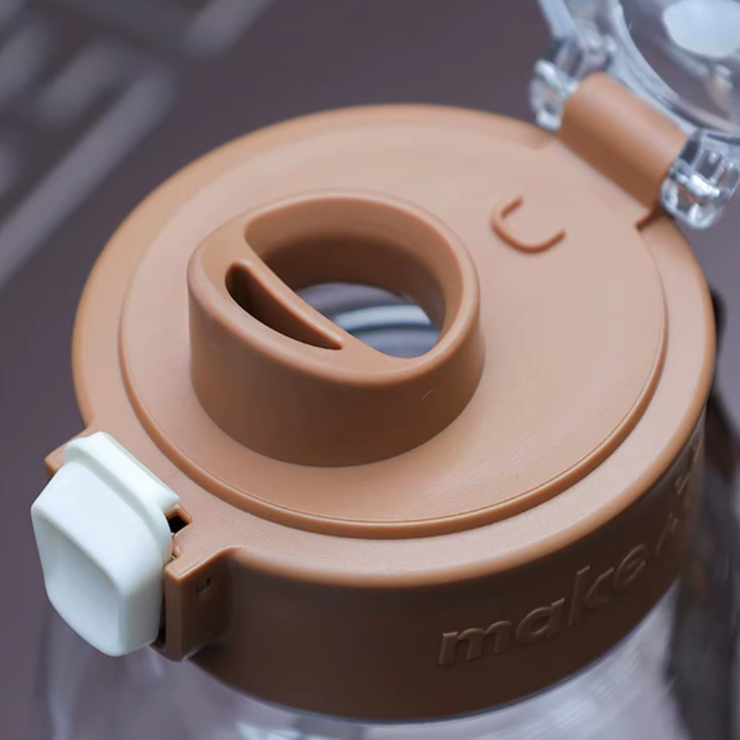 🐹 Botella de Agua Escolar Capybara con Pajilla – Divertida, Práctica y Segura 5