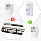 🔌 Conector Keystone RJ45 Hembra CAT6 Sin Herramientas – Instalación Rápida y Segura - Miniatura 3