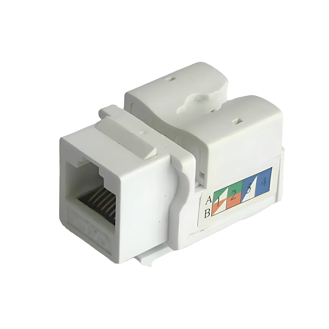 Adaptador RJ45 CAT6 Keystone Jack – Módulo para Placa de Pared 3