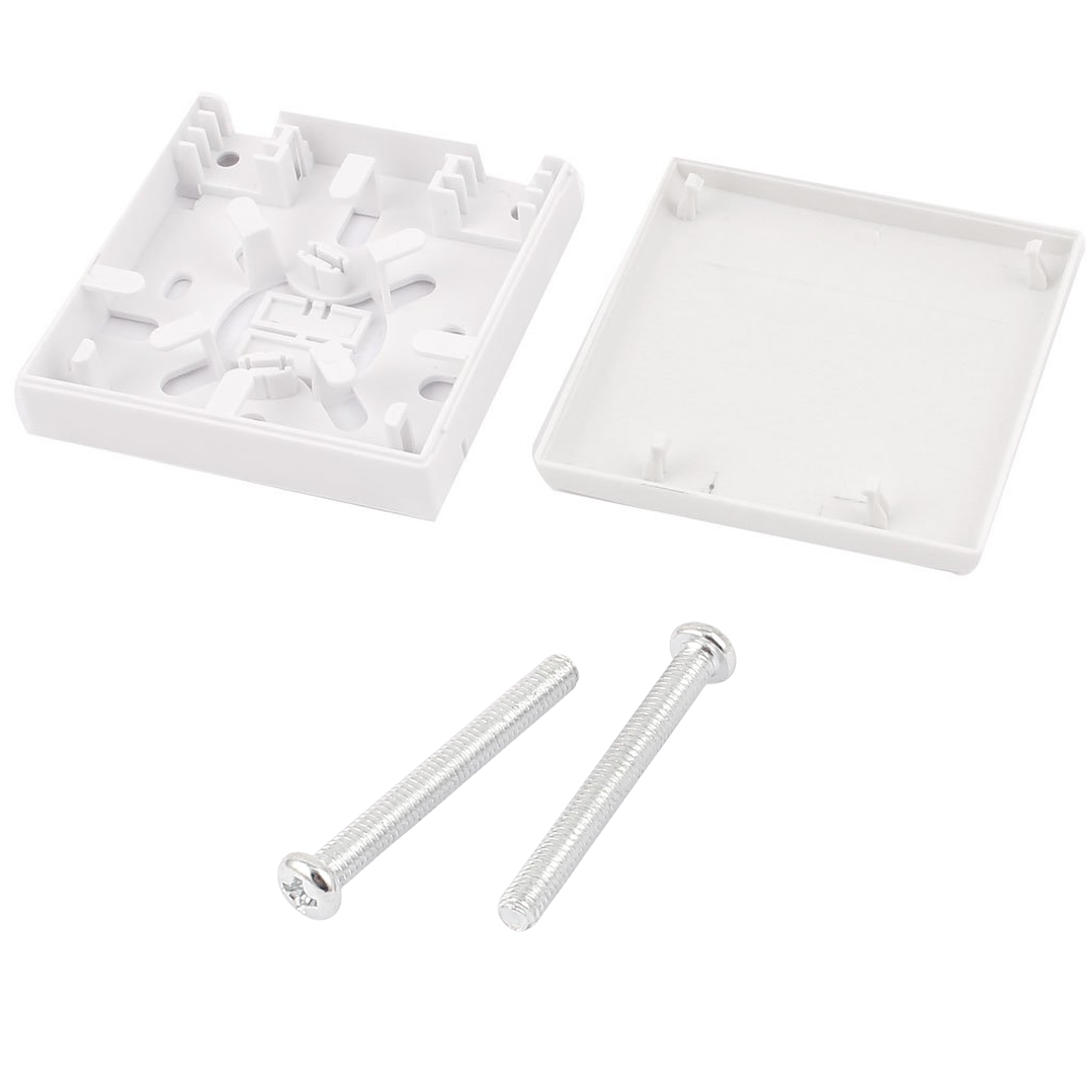 Caja de Terminación Fibra Óptica SC 2 Puertos FTTH | Roseta Óptica Interior Blanca 5