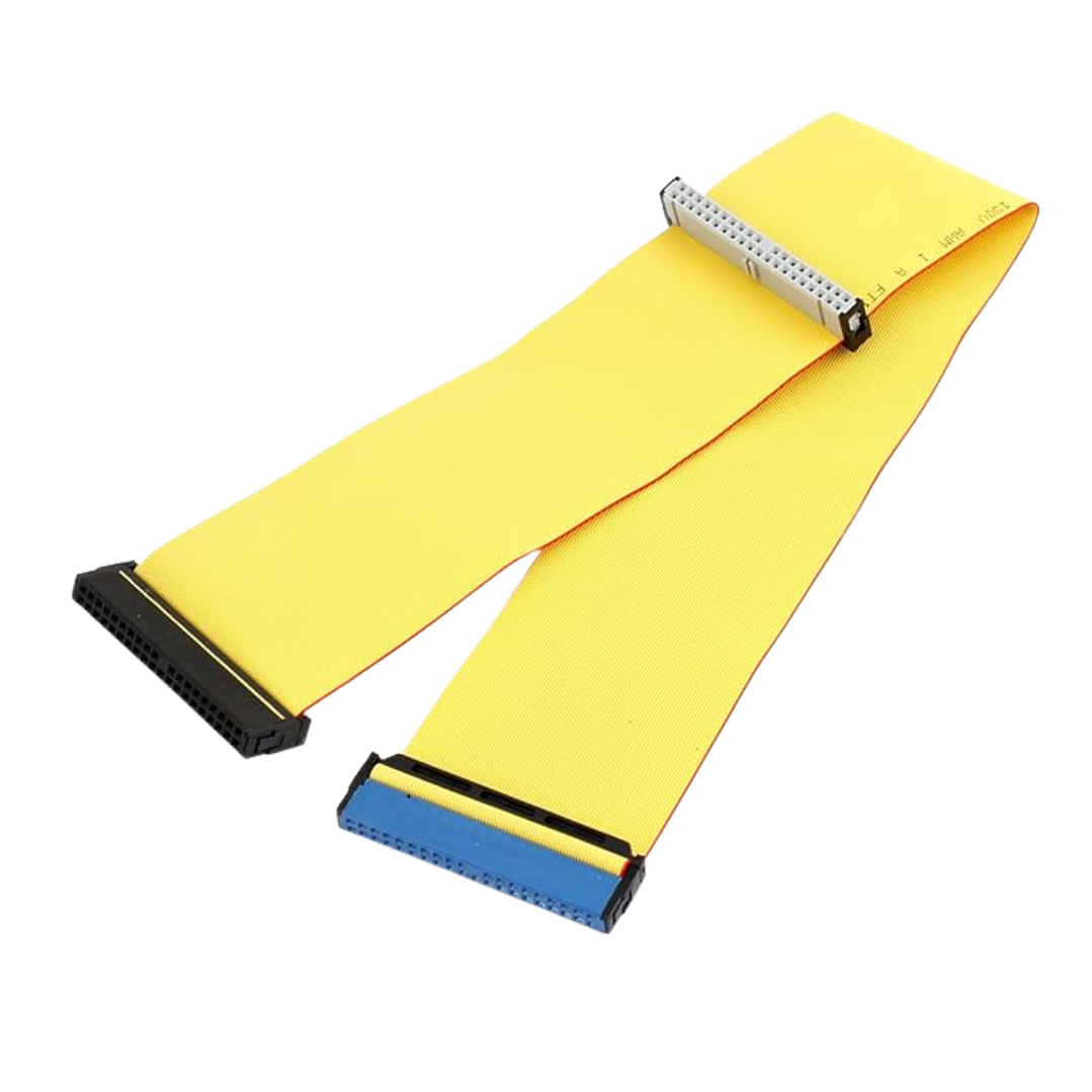 Cable IDE 40 cm 80 Pines con 3 Conectores para Discos Duros y Lectores 1