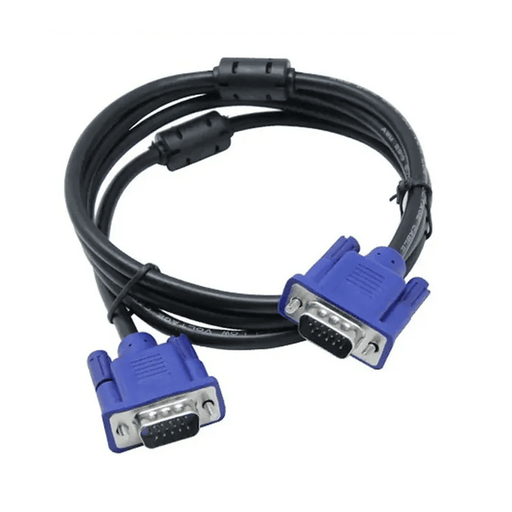 Cable VGA 1.8m Macho a Macho para Monitor y Proyector 2